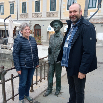 Due splendide giornate in giro per Trieste assieme alla giornalista Burgi Pardatscher del Dolomiten Zeitung